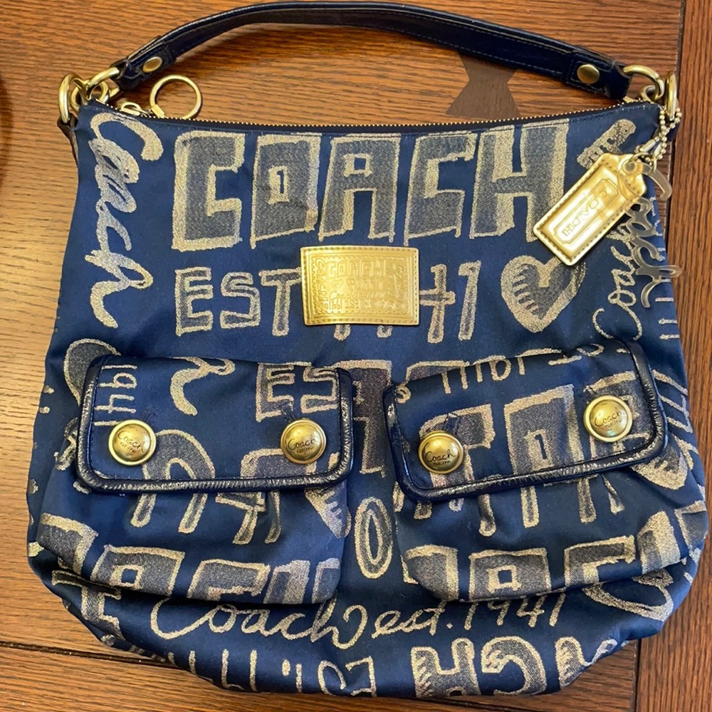 Only carried once!! Vintage Coach purse